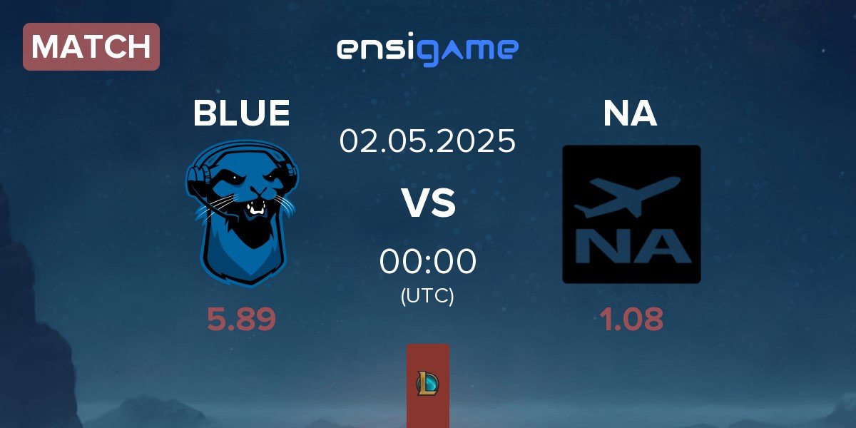 Match Blue Otter BLUE vs Near Airport NA | 01.05