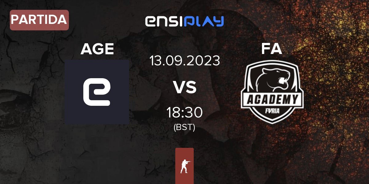 Partida Age Esports AGE vs FURIA Academy FA | 13.09