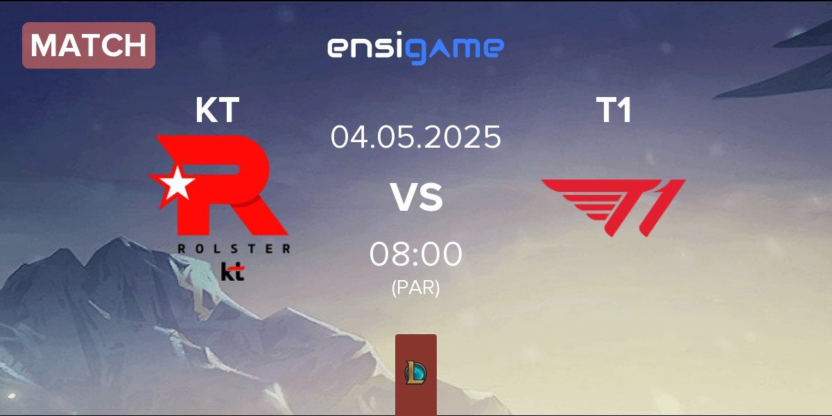 Match KT Rolster KT vs T1 | 04.05