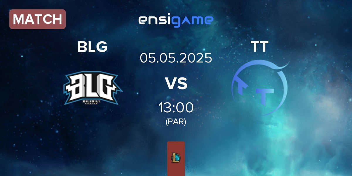 Match Bilibili Gaming BLG vs ThunderTalk Gaming TT | 05.05