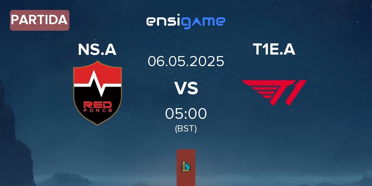 Partida Nongshim Esports Academy NS.A vs T1 Esports Academy T1E.A | 06.05