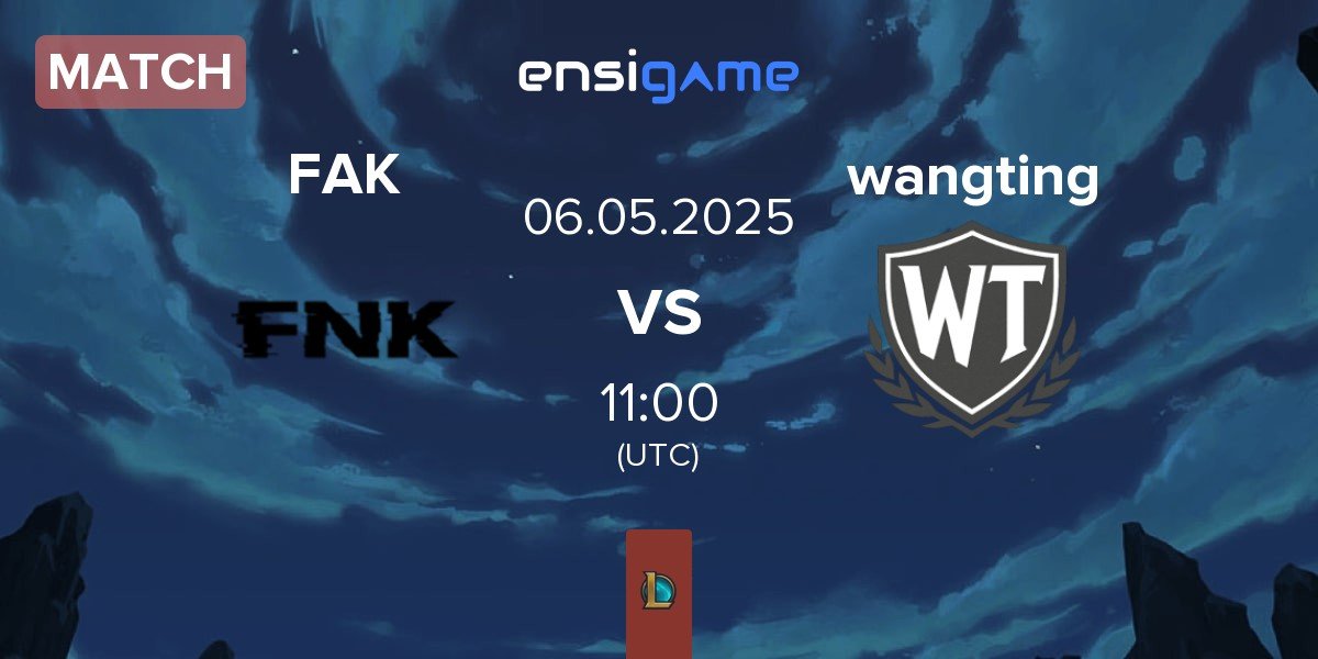 Match Frank Esports FAK vs wangting | 06.05