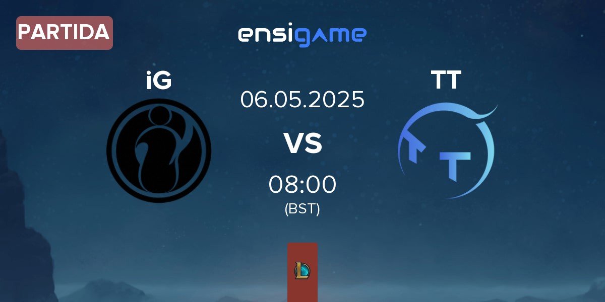 Partida Invictus Gaming iG vs ThunderTalk Gaming TT | 06.05