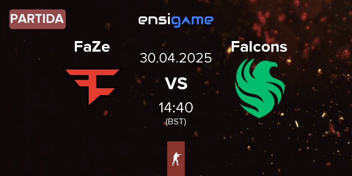 Partida FaZe Clan FaZe vs Team Falcons Falcons | 30.04