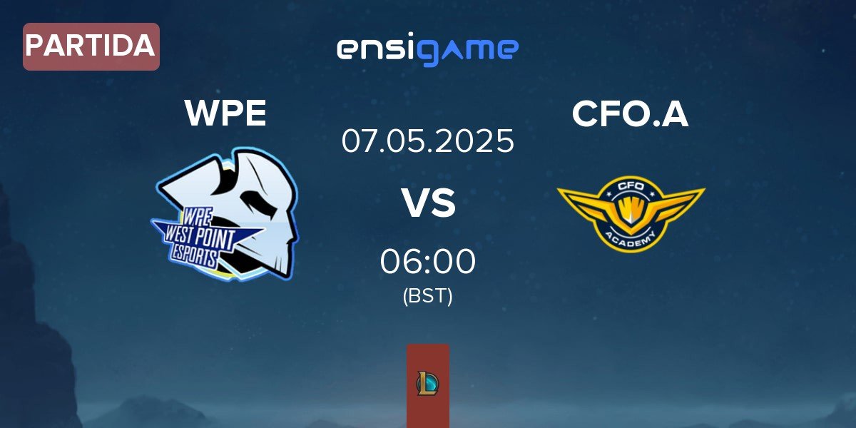 Partida West Point Esports WPE vs CTBC Flying Oyster Academy CFO.A | 07.05