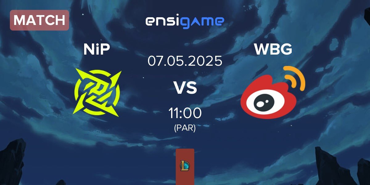 Match Ninjas In Pyjamas NiP vs Weibo Gaming WBG | 07.05