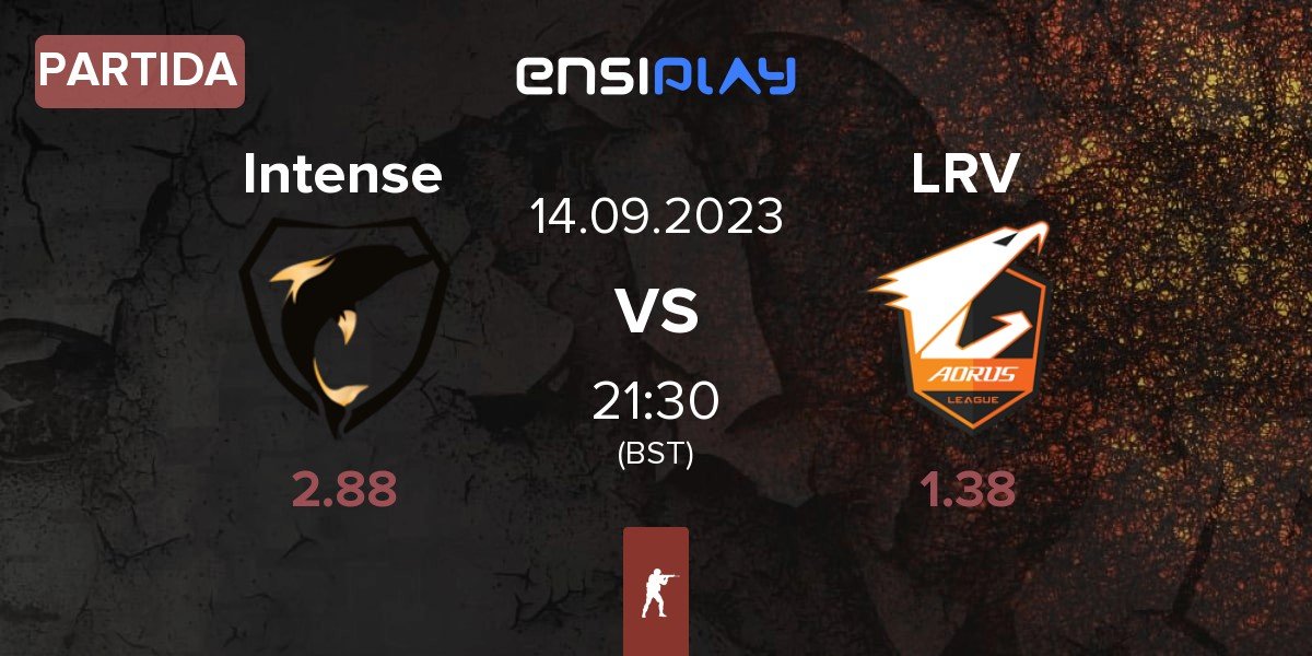 Partida Intense Game Intense vs LRV Esports LRV | 14.09