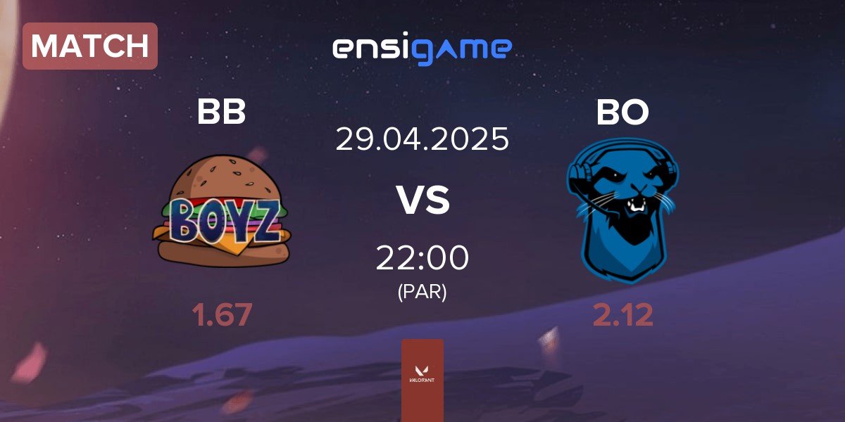 Match Burger BOyz BB vs Blue Otter BO | 29.04