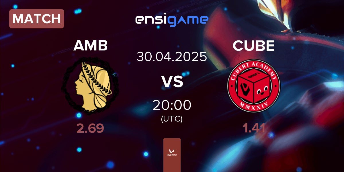 Match Ambrosia AMB vs Cubert Academy CUBE | 30.04