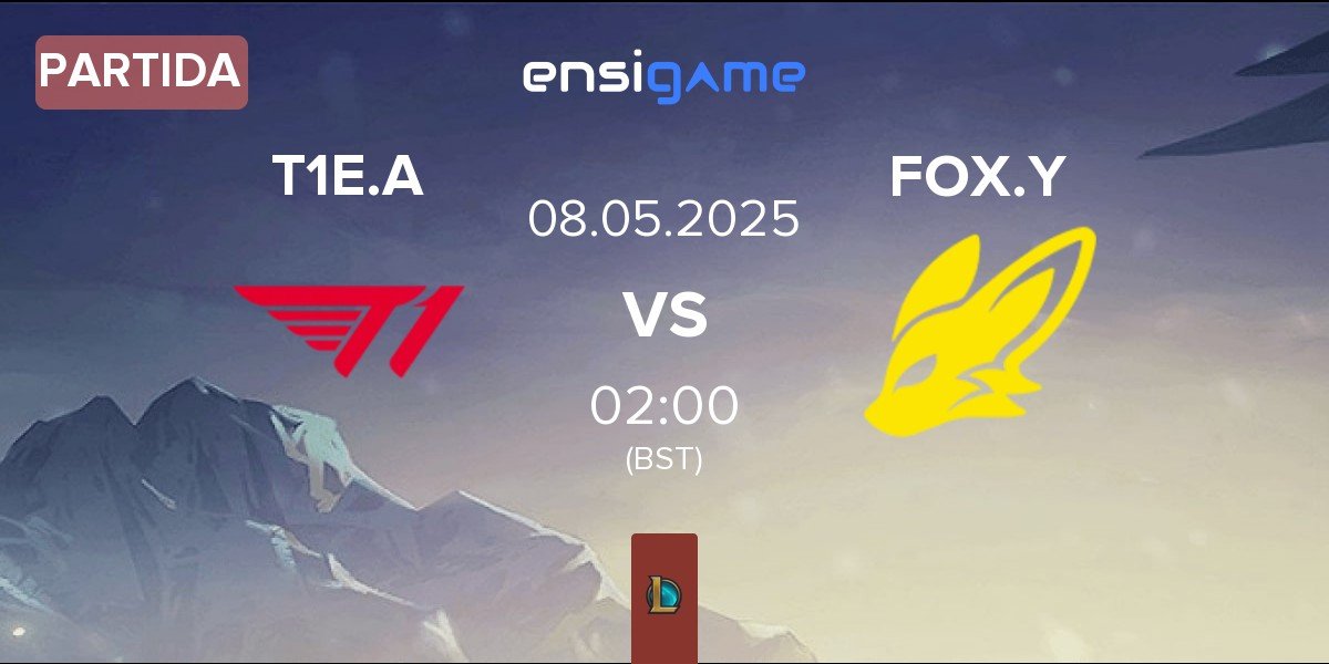 Partida T1 Esports Academy T1E.A vs BNK FearX Youth FOX.Y | 08.05