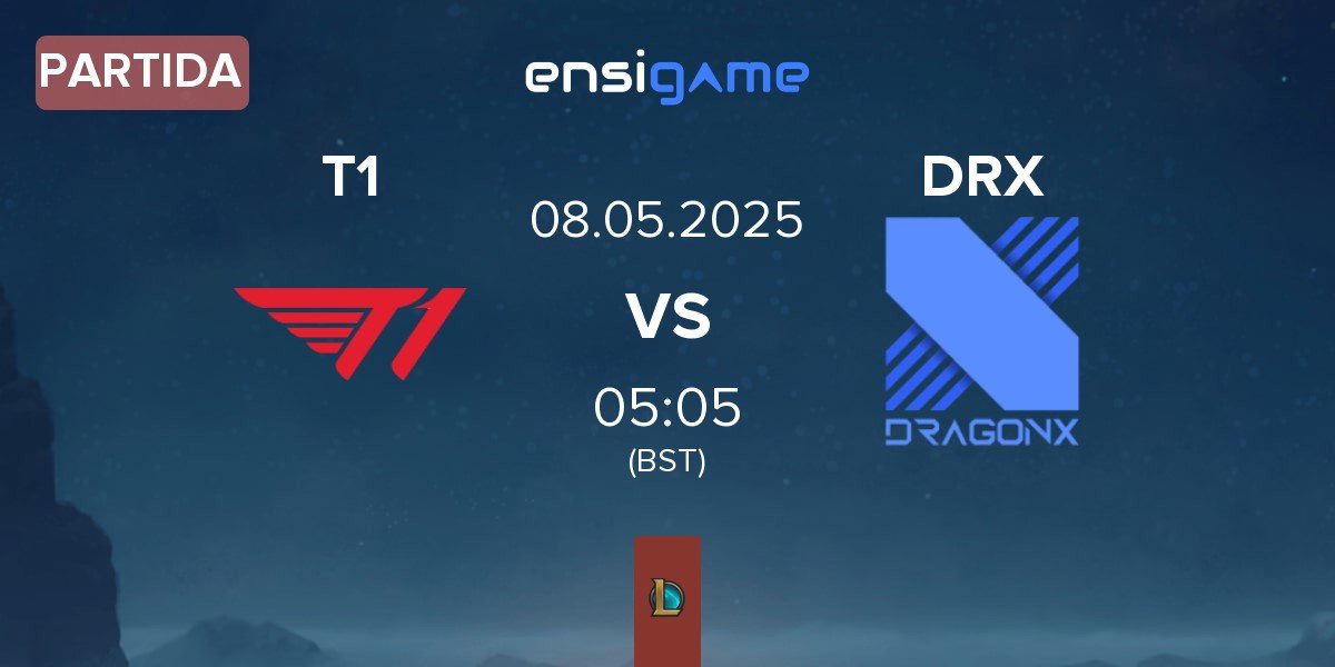 Partida T1 vs DRX | 08.05