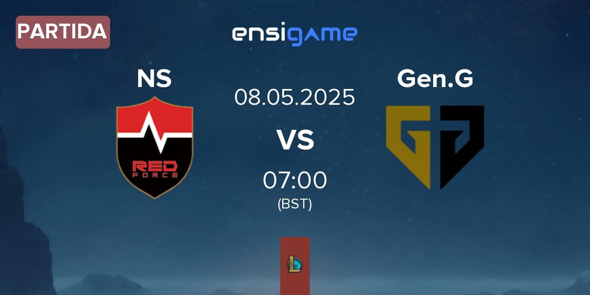 Partida Nongshim RedForce NS vs Gen.G Esports Gen.G | 08.05