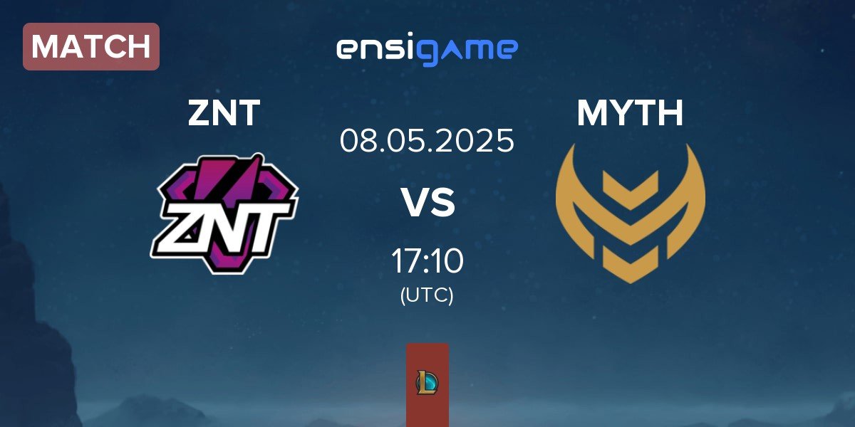 Match ZennIT ZNT vs Myth Esports MYTH | 08.05