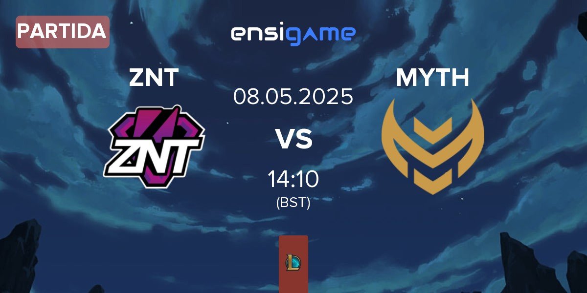 Partida ZennIT ZNT vs Myth Esports MYTH | 08.05