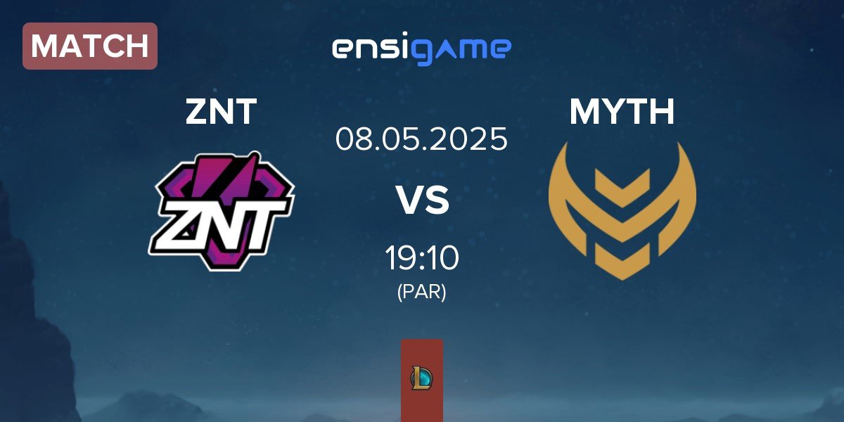 Match ZennIT ZNT vs Myth Esports MYTH | 08.05