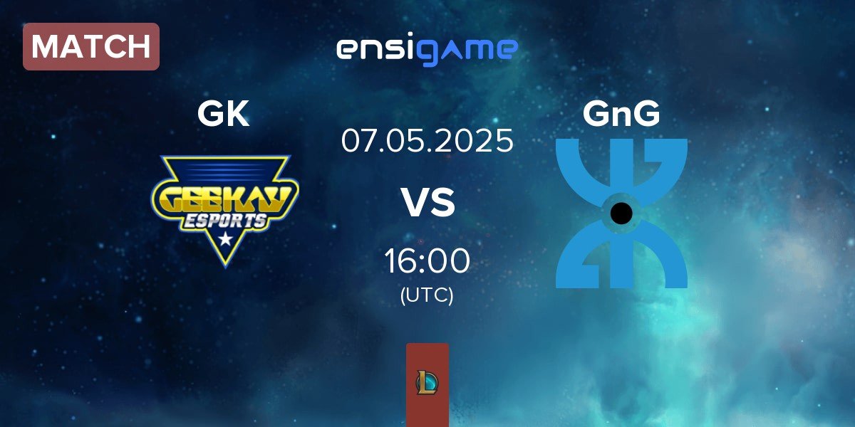 Match Geekay Esports GK vs GnG Amazigh GnG | 07.05