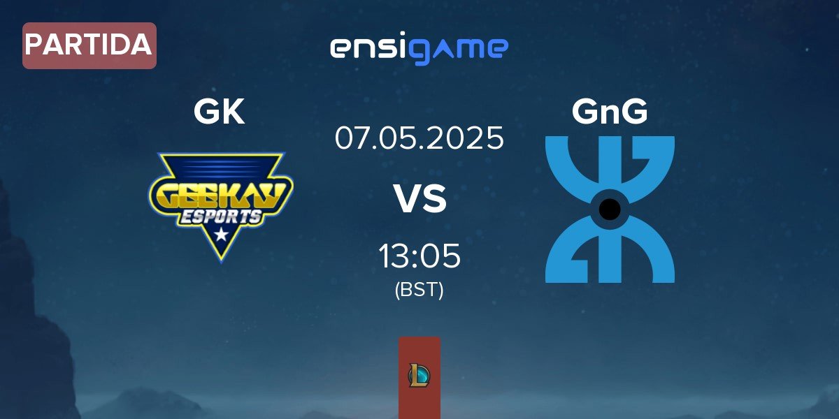 Partida Geekay Esports GK vs GnG Amazigh GnG | 07.05