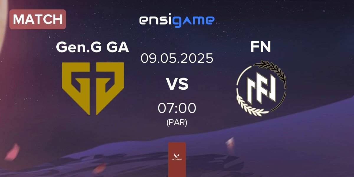 Match Gen.G Global Academy Gen.G GA vs FN Esports FN | 09.05