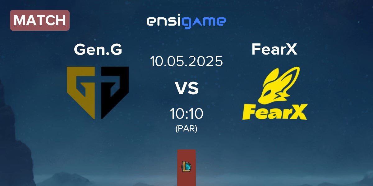 Match Gen.G Esports Gen.G vs BNK FearX FearX | 10.05