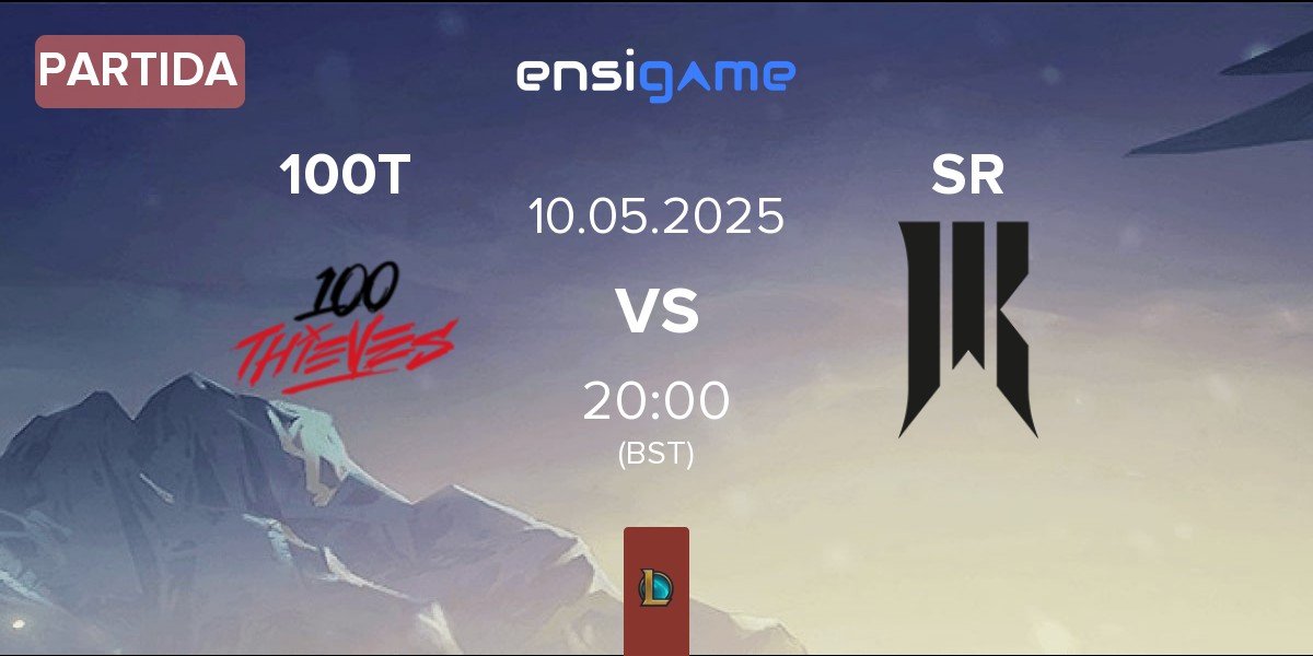 Partida 100 Thieves 100T vs Shopify Rebellion SR | 10.05
