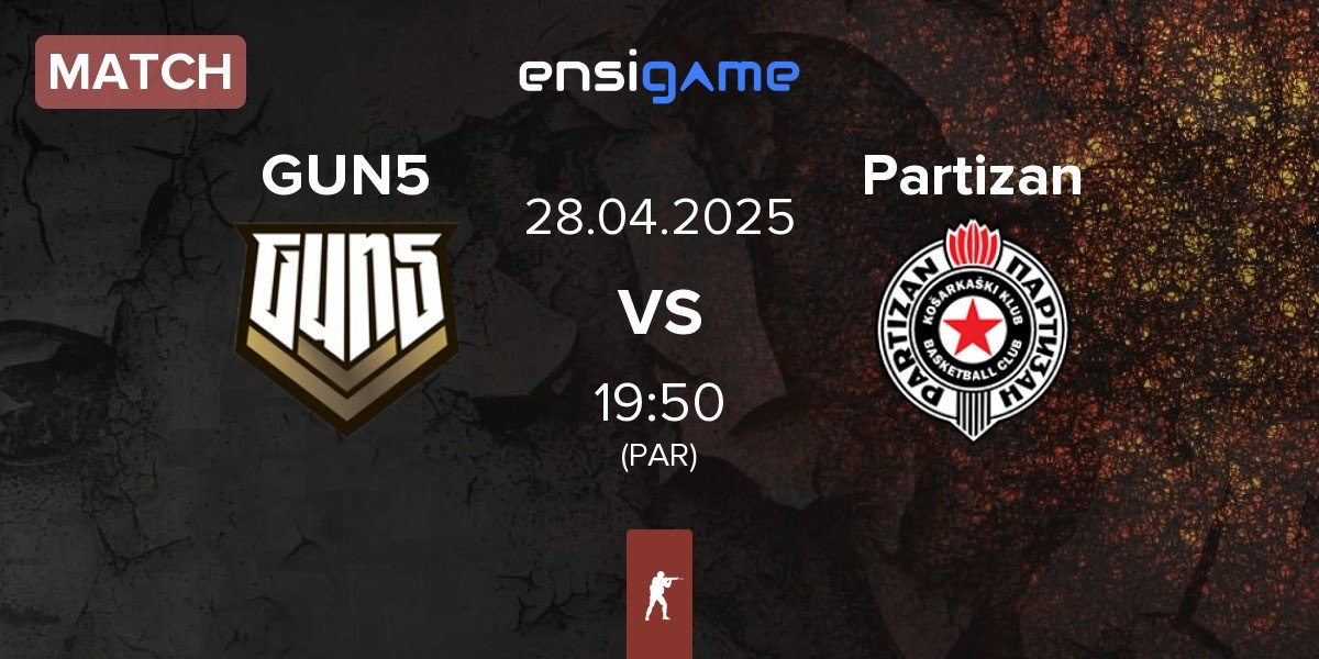 Match GUN5 Esports GUN5 vs Partizan Esports Partizan | 28.04
