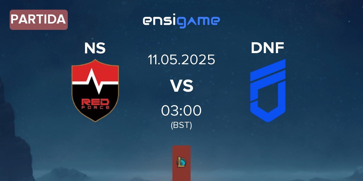 Partida Nongshim RedForce NS vs DN Freecs DNF | 11.05