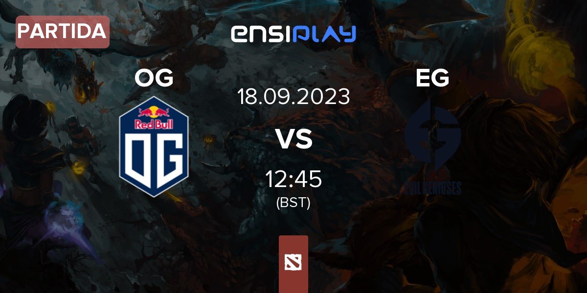 Partida OG vs Evil Geniuses EG | 18.09