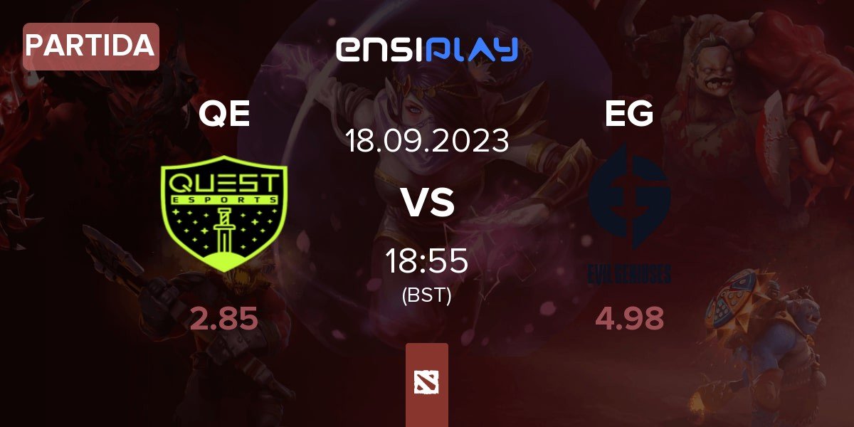 Partida PSG.Quest PSGQ vs Evil Geniuses EG | 18.09