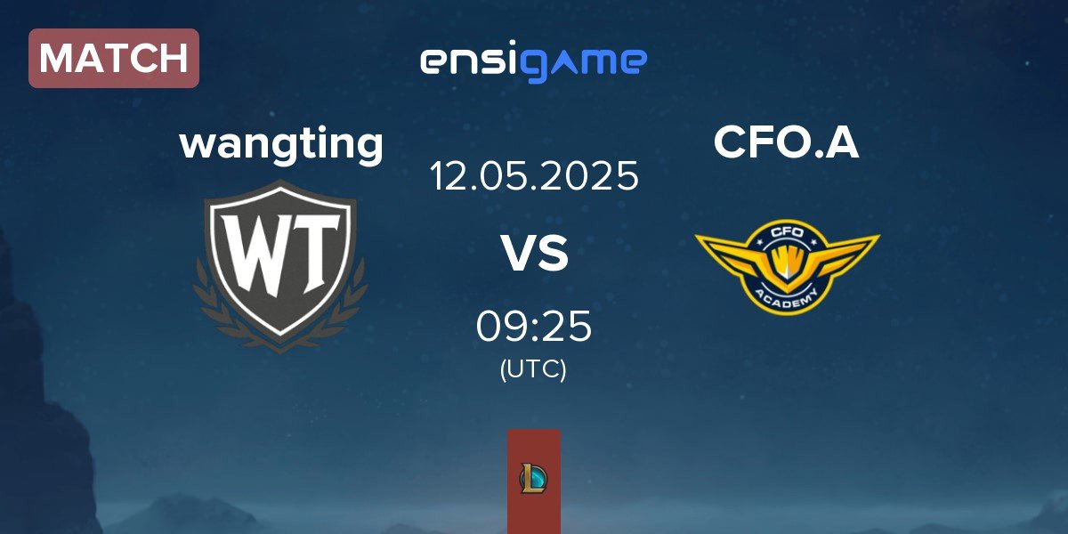 Match wangting vs CTBC Flying Oyster Academy CFO.A | 12.05