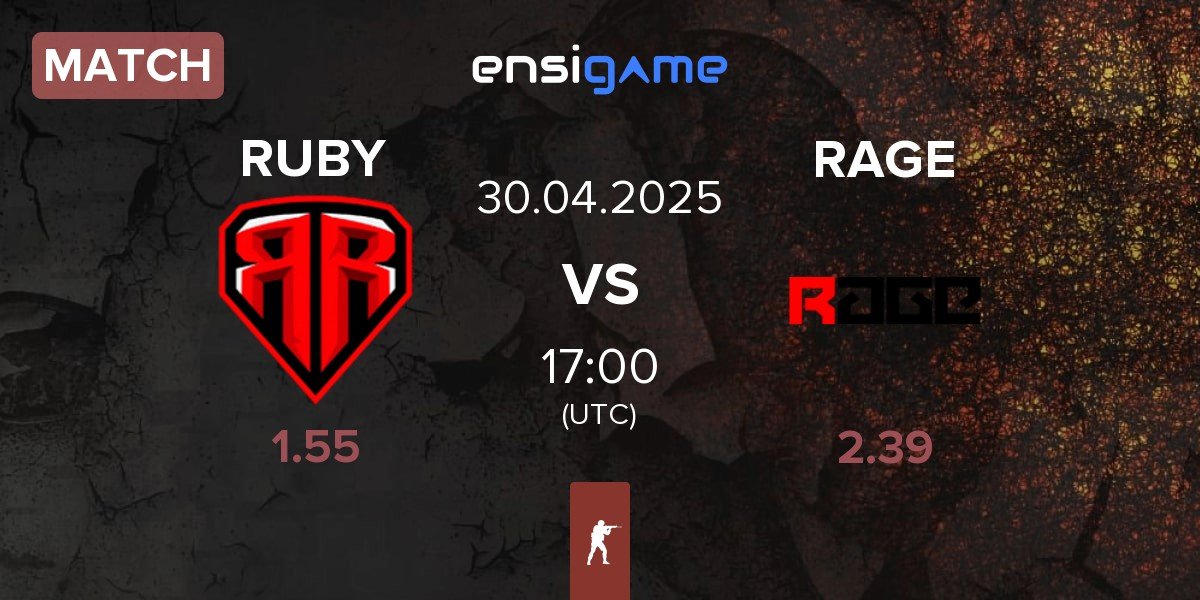 Match RUBY vs RAGE | 30.04
