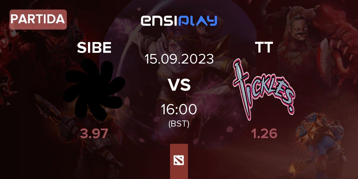 Partida SIBE Team SIBE vs Team Tickles TT | 15.09