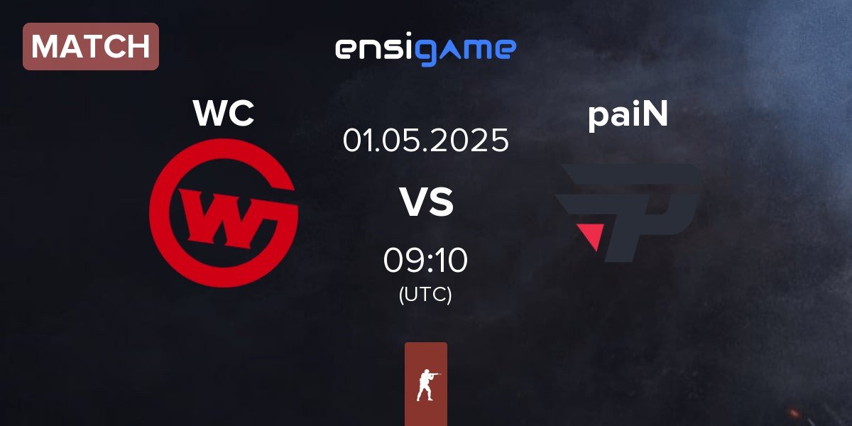 Match Wildcard Gaming WC vs paiN Gaming paiN | 01.05