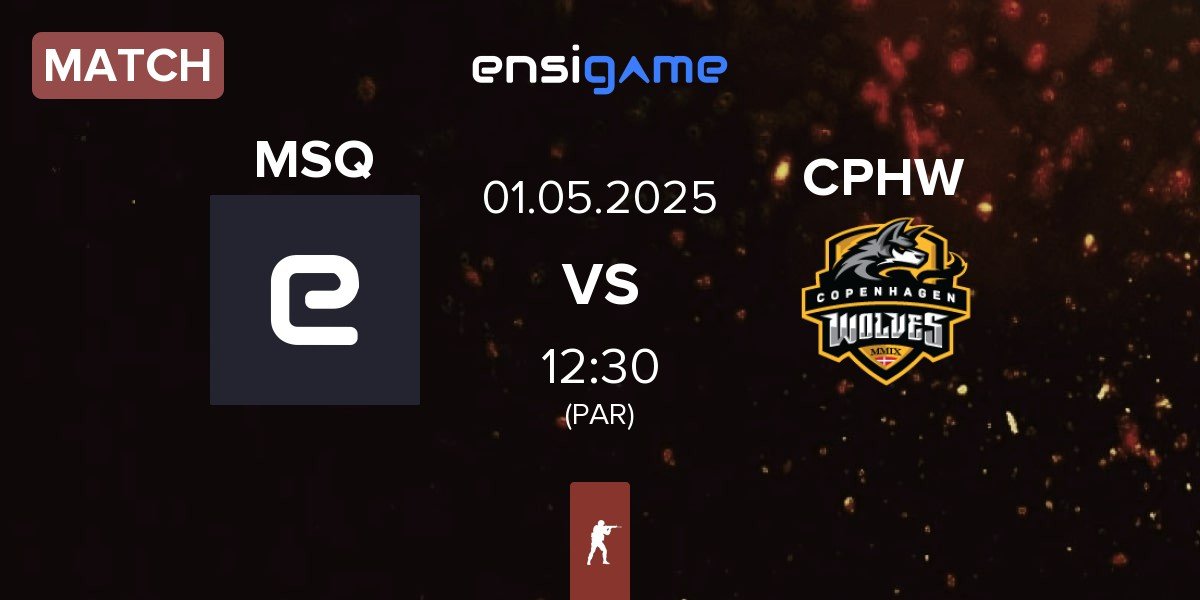 Match Mousquetaires MSQ vs Copenhagen Wolves CPHW | 01.05