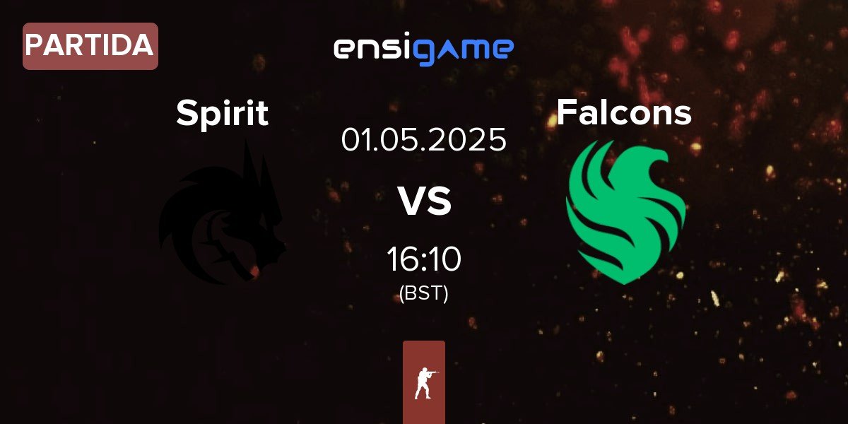 Partida Team Spirit Spirit vs Team Falcons Falcons | 01.05