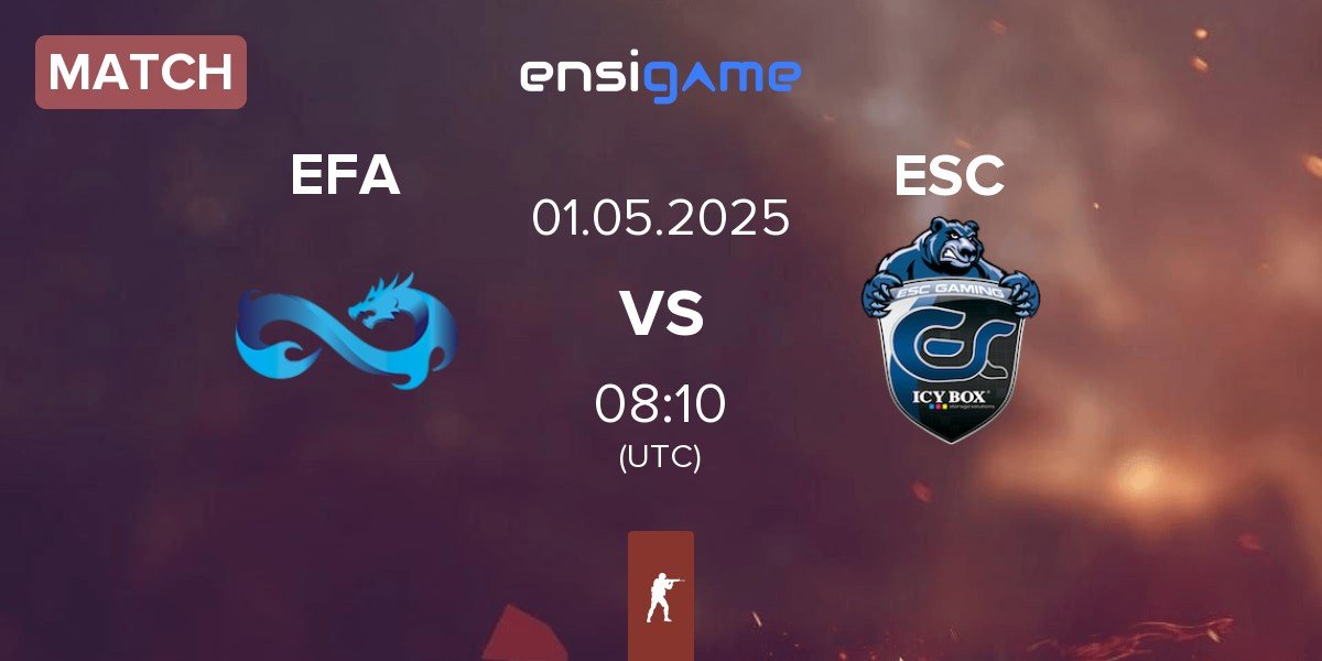 Match Eternal Fire Academy EFA vs ESC Gaming ESC | 01.05