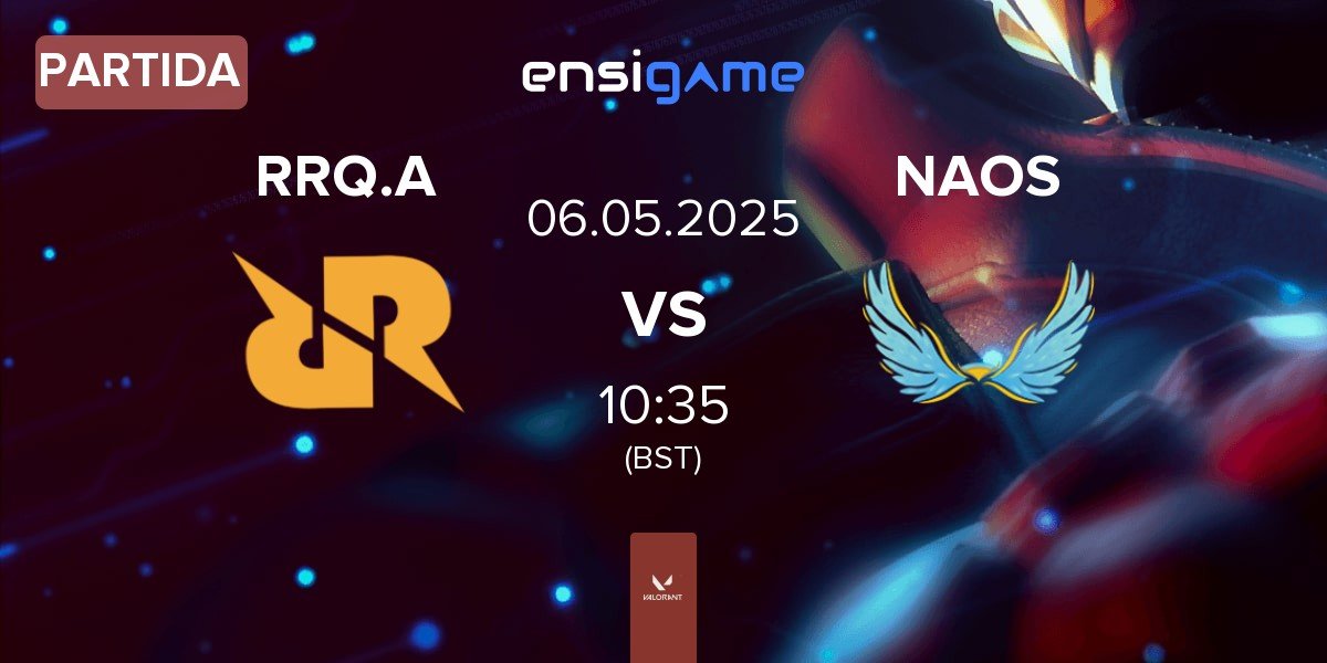 Partida Rex Regum Qeon Academy RRQ.A vs NAOS Esports NAOS | 06.05