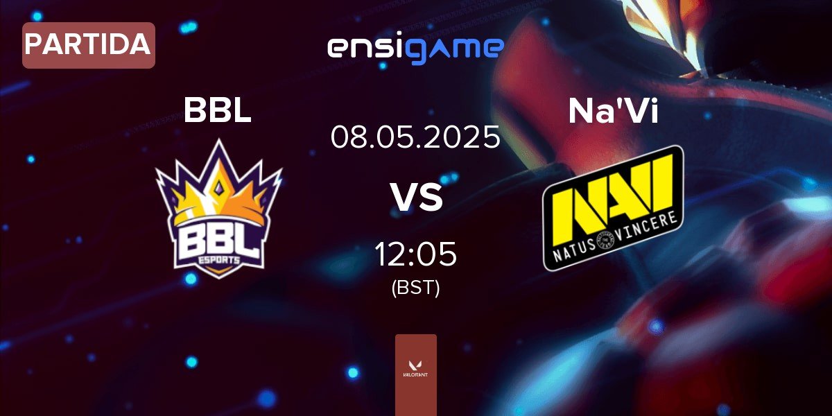 Partida BBL Esports BBL vs Natus Vincere Na'Vi | 08.05
