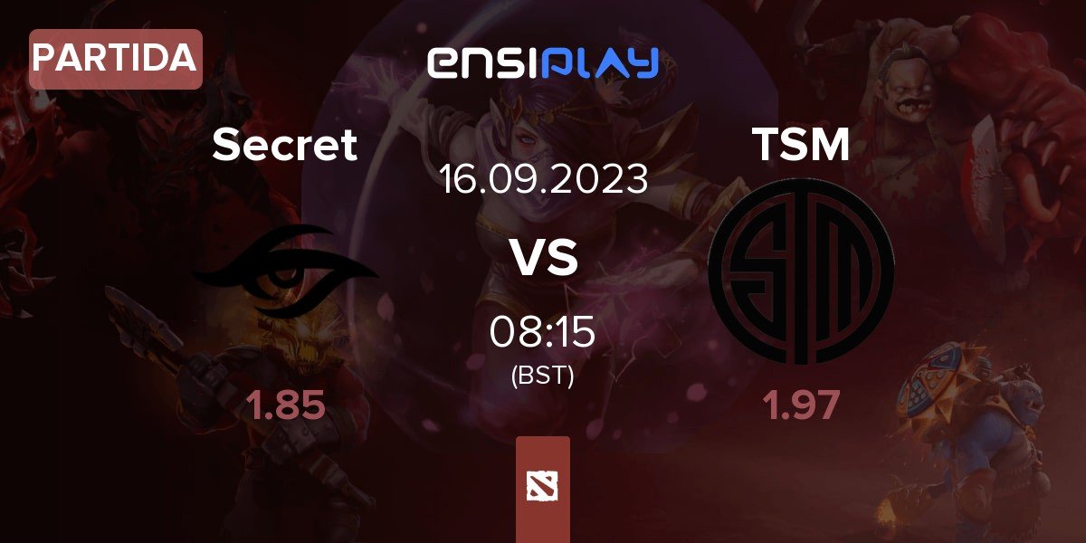 Partida Team Secret Secret vs TSM | 16.09