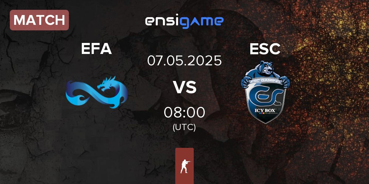 Match Eternal Fire Academy EFA vs ESC Gaming ESC | 07.05