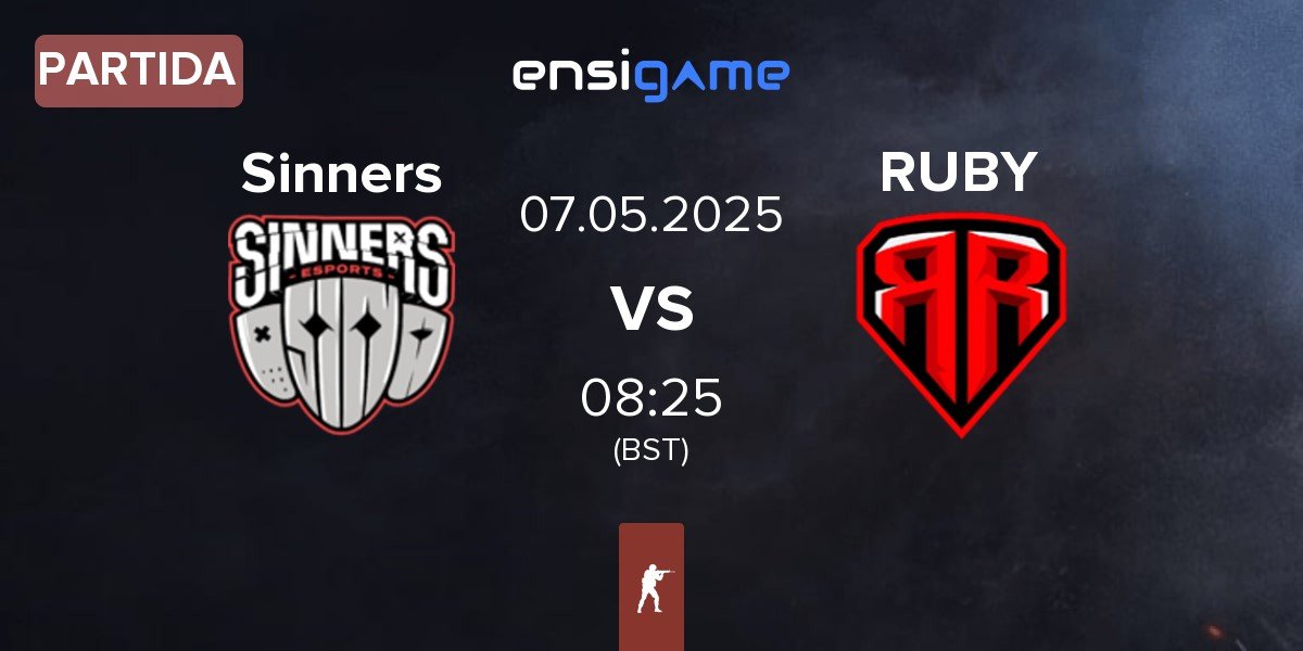 Partida Sinners Esports Sinners vs RUBY | 07.05