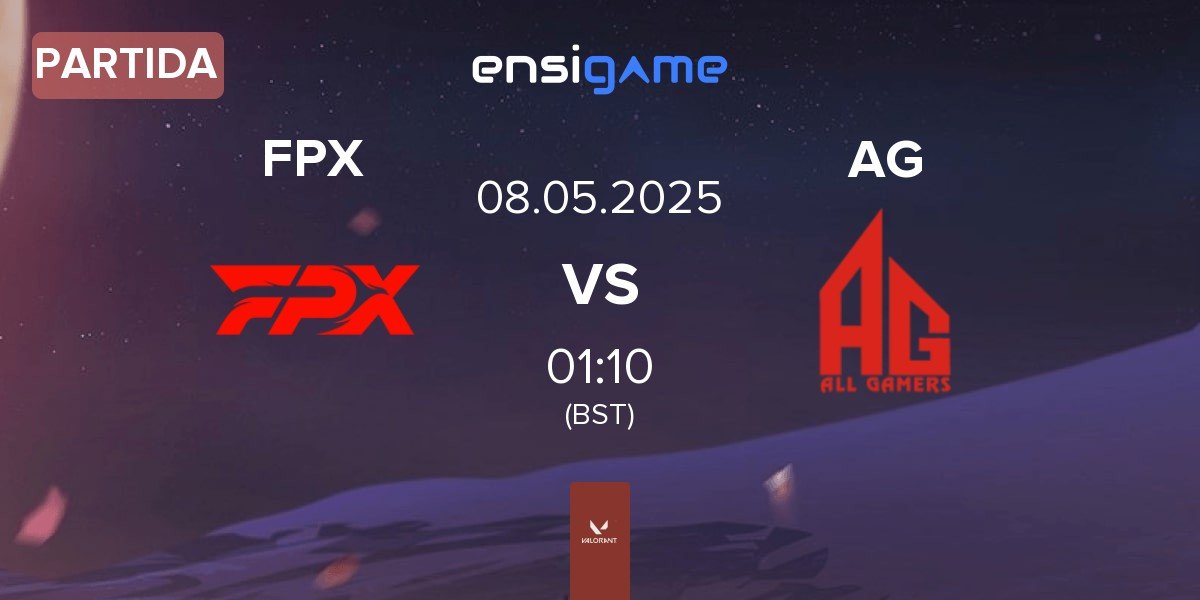 Partida FunPlus Phoenix FPX vs ALL GAMERS AG | 08.05