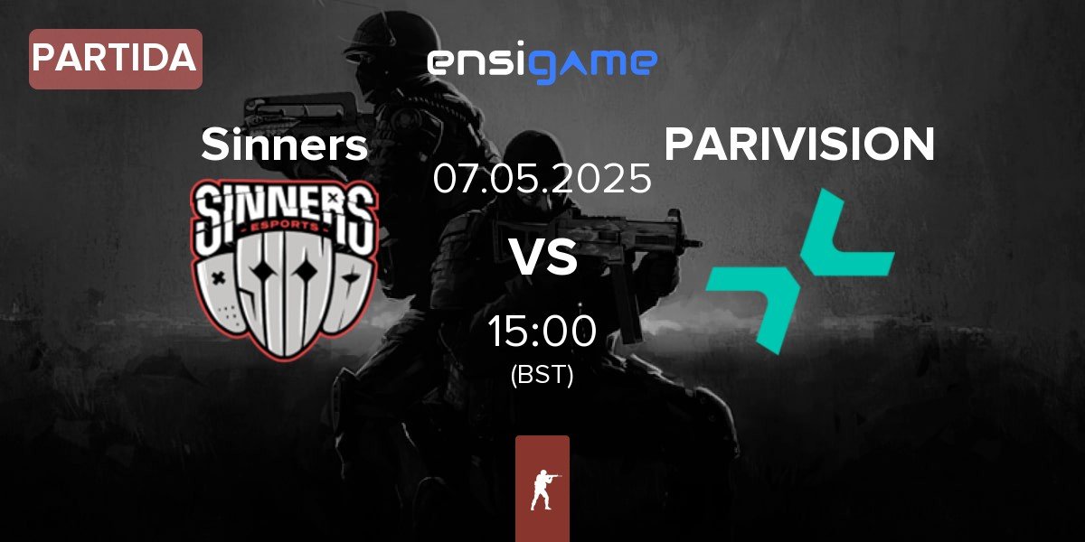 Partida Sinners Esports Sinners vs PARIVISION | 07.05