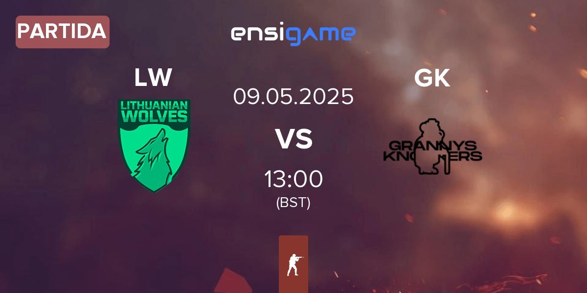 Partida Lithuanian Wolves LW vs Grannys Knockers GK | 09.05