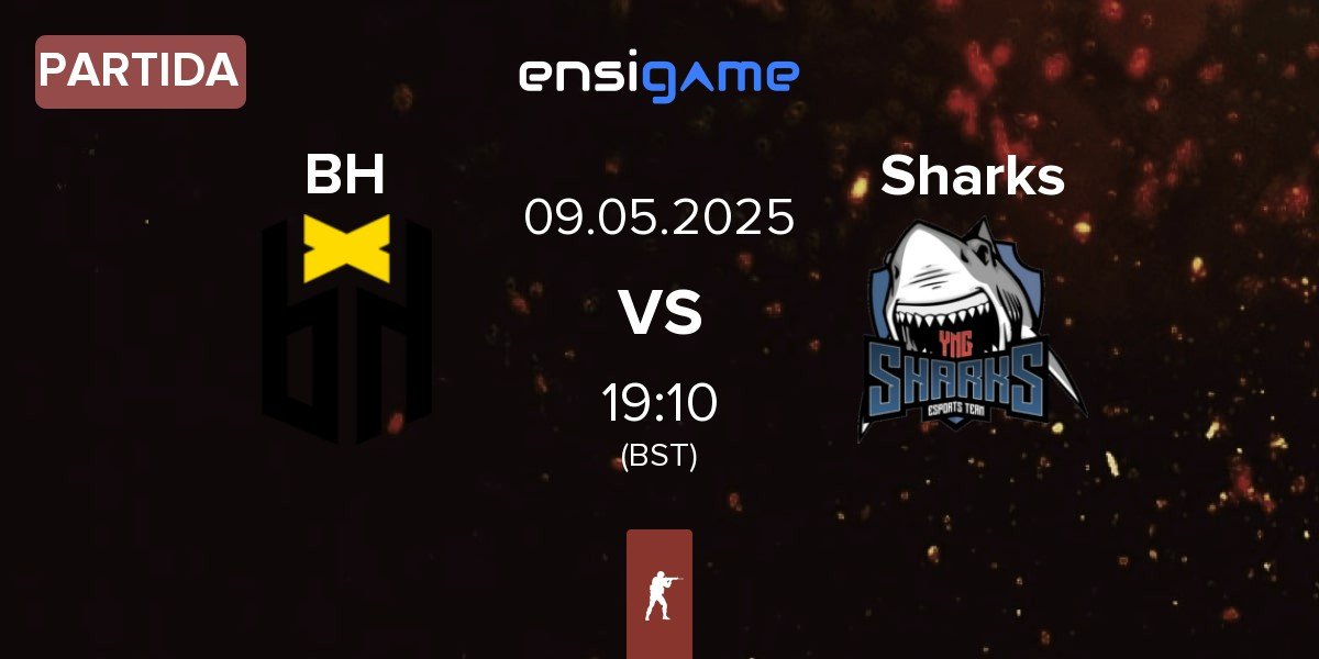 Partida Bounty Hunters BH vs Sharks Esports Sharks | 09.05
