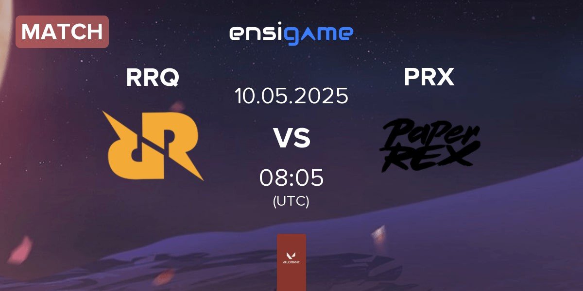 Match Rex Regum Qeon RRQ vs Paper Rex PRX | 10.05