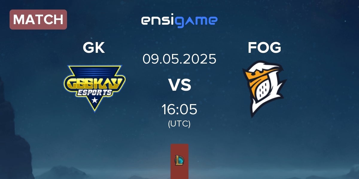 Match Geekay Esports GK vs Fog Esports FOG | 09.05