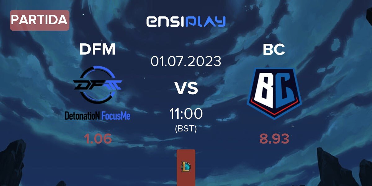 Partida DetonatioN FocusMe DFM vs Burning Core BC | 01.07