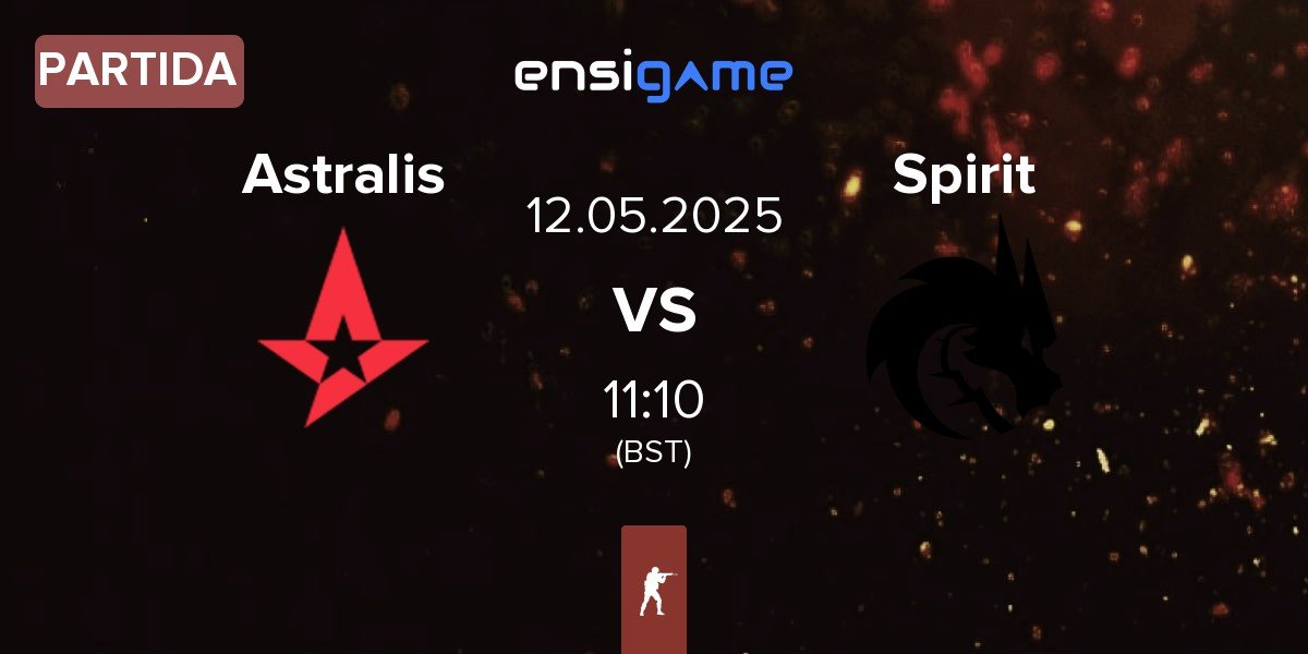 Partida Astralis vs Team Spirit Spirit | 12.05