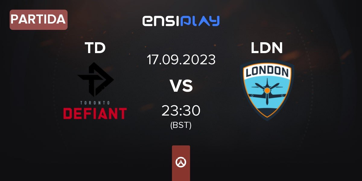 Partida Toronto Defiant TOR vs London Spitfire LDN | 17.09