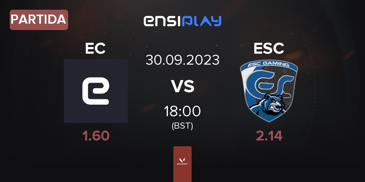 Partida eco chalks EC vs ESC Gaming ESC | 30.09